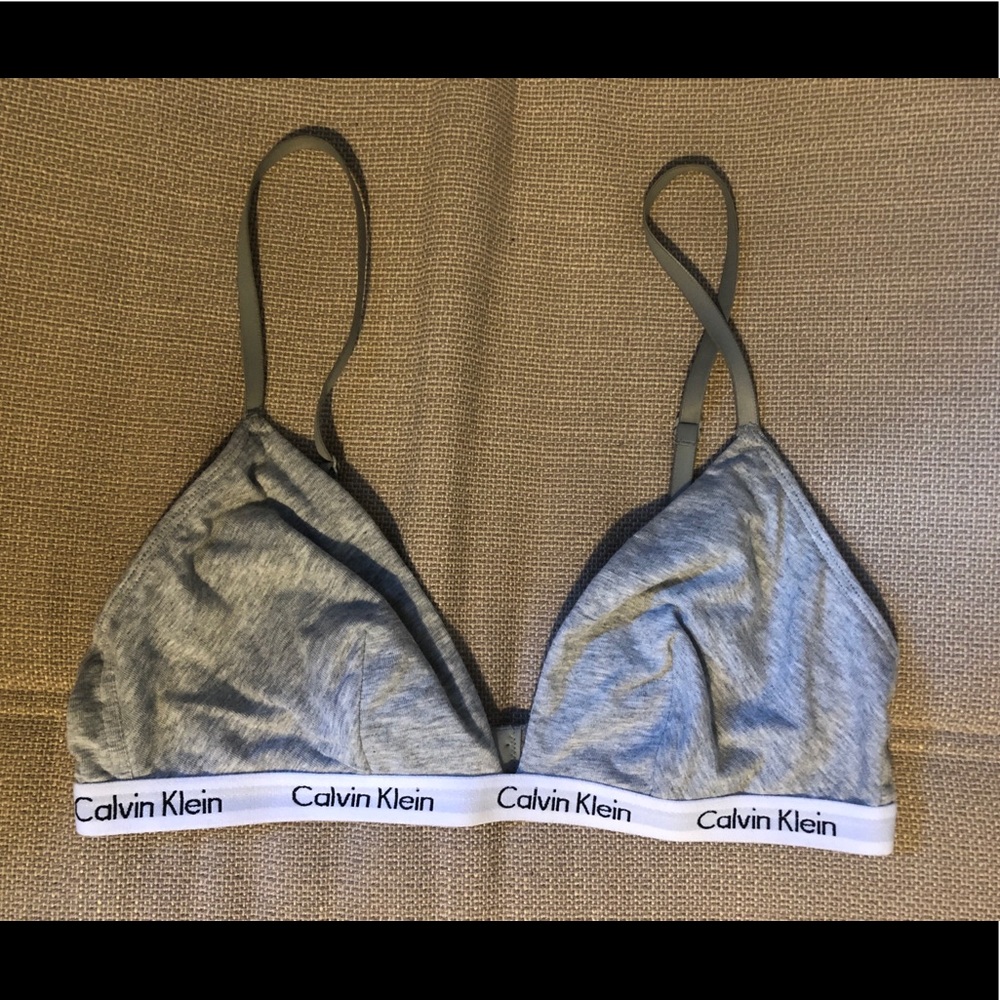 Calvin Klein triangle bralette